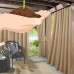 Sun Zero Indoor/Outdoor Woven Solid Window Curtain   555614898